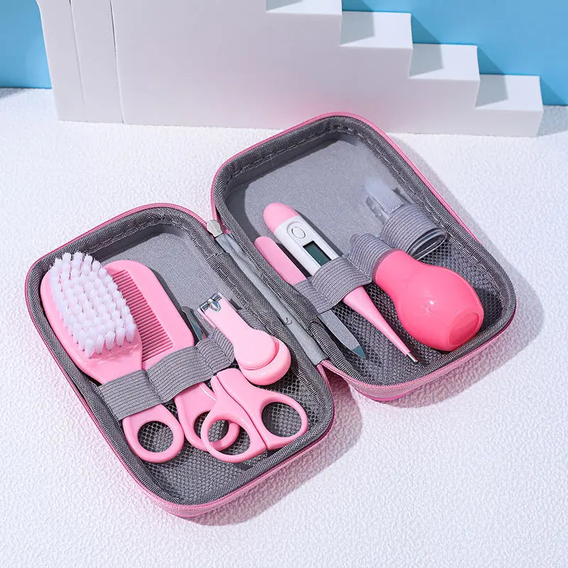 Kit de Cuidado e Higiene para Bebé de 8 Piezas con Estuche