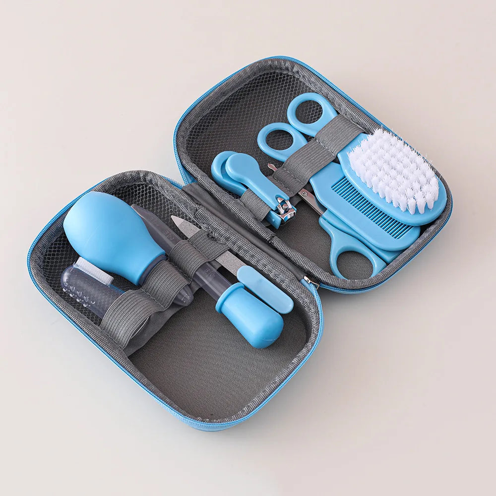 Kit de Cuidado e Higiene para Bebé de 8 Piezas con Estuche