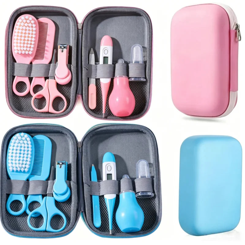 Kit de Cuidado e Higiene para Bebé de 8 Piezas con Estuche