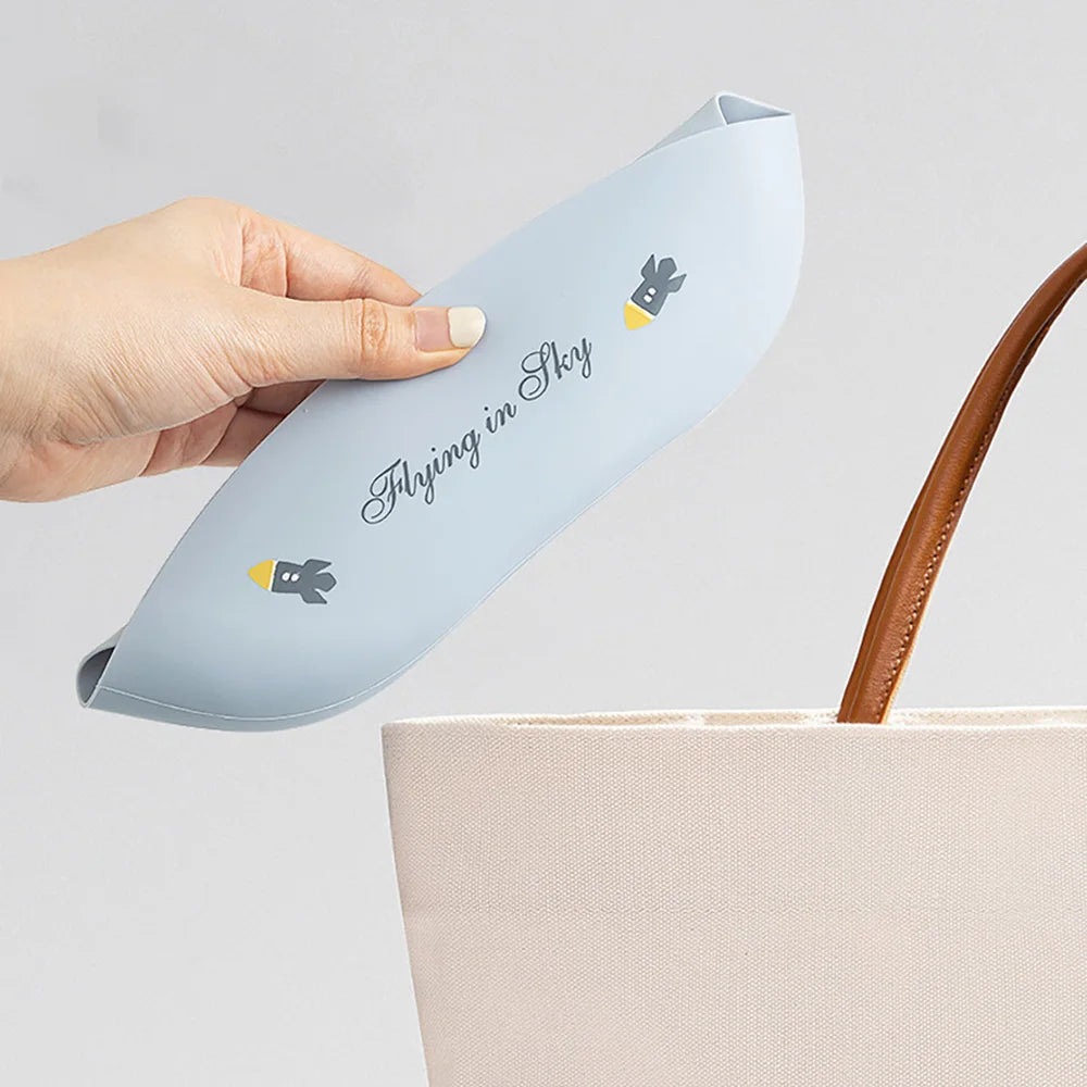 Babero Impermeable de Silicona Suave con Estampado para Bebé