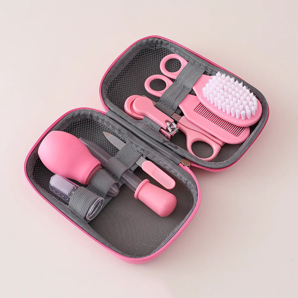 Kit de Cuidado e Higiene para Bebé de 8 Piezas con Estuche