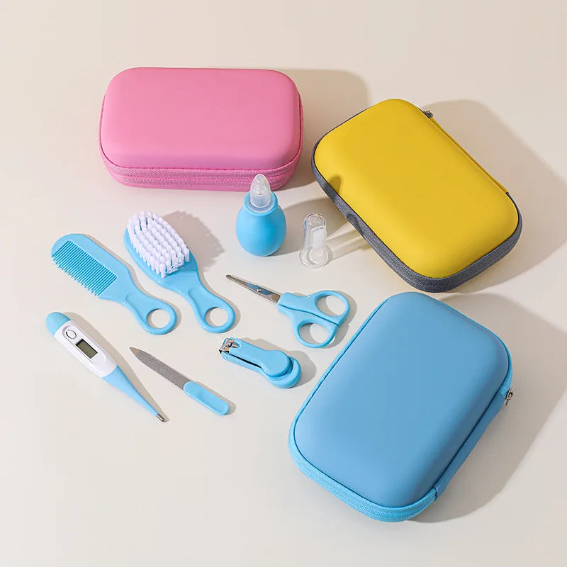 Kit de Cuidado e Higiene para Bebé de 8 Piezas con Estuche