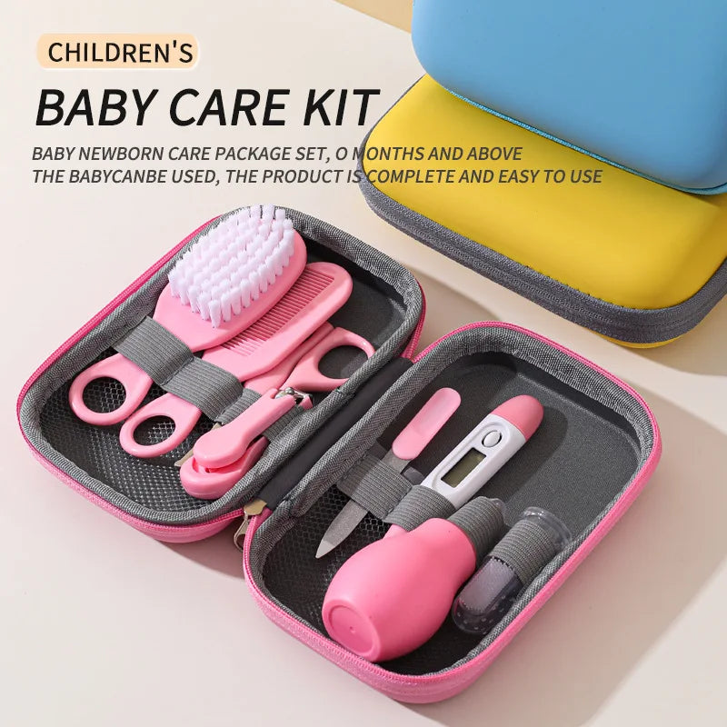Kit de Cuidado e Higiene para Bebé de 8 Piezas con Estuche