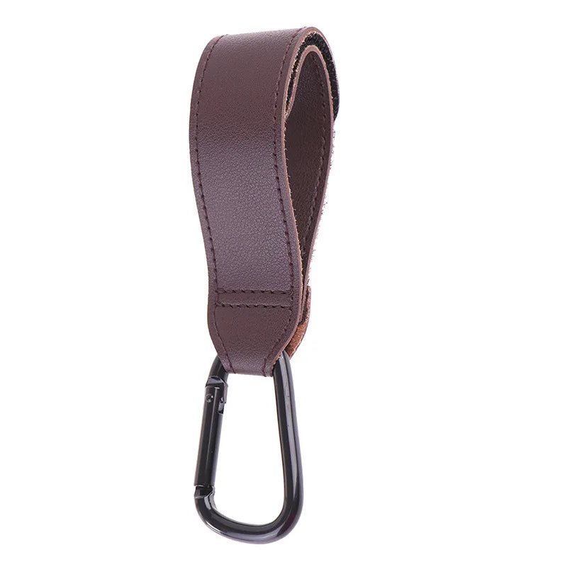 Ganchos Ajustables de Cuero Sintético para Carrito de Bebé (Pack Premium)