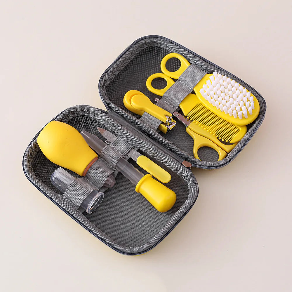 Kit de Cuidado e Higiene para Bebé de 8 Piezas con Estuche