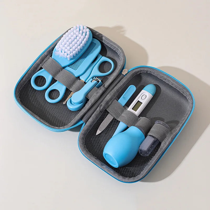 Kit de Cuidado e Higiene para Bebé de 8 Piezas con Estuche
